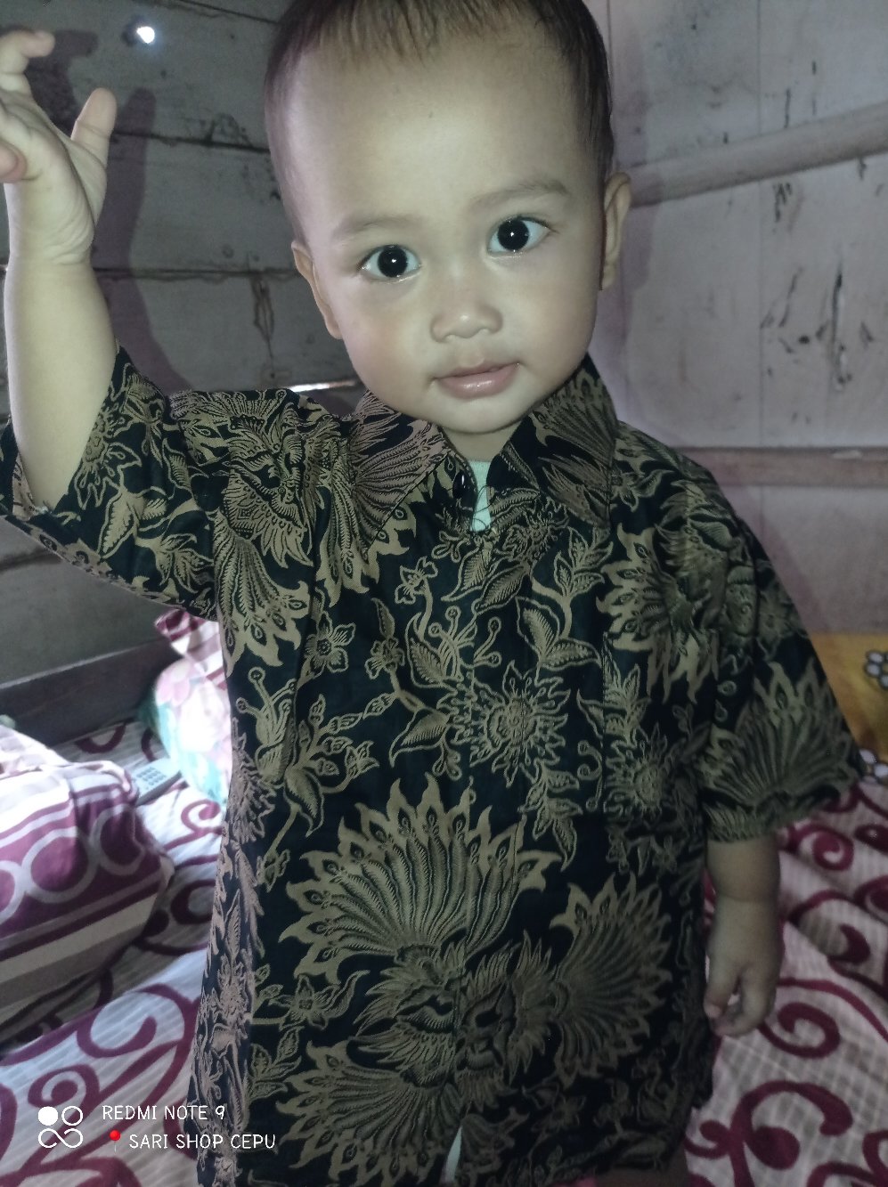 Batik Couple Keluarga Sania Ruffle Ori Ndoro Jowi Dnt Ahy