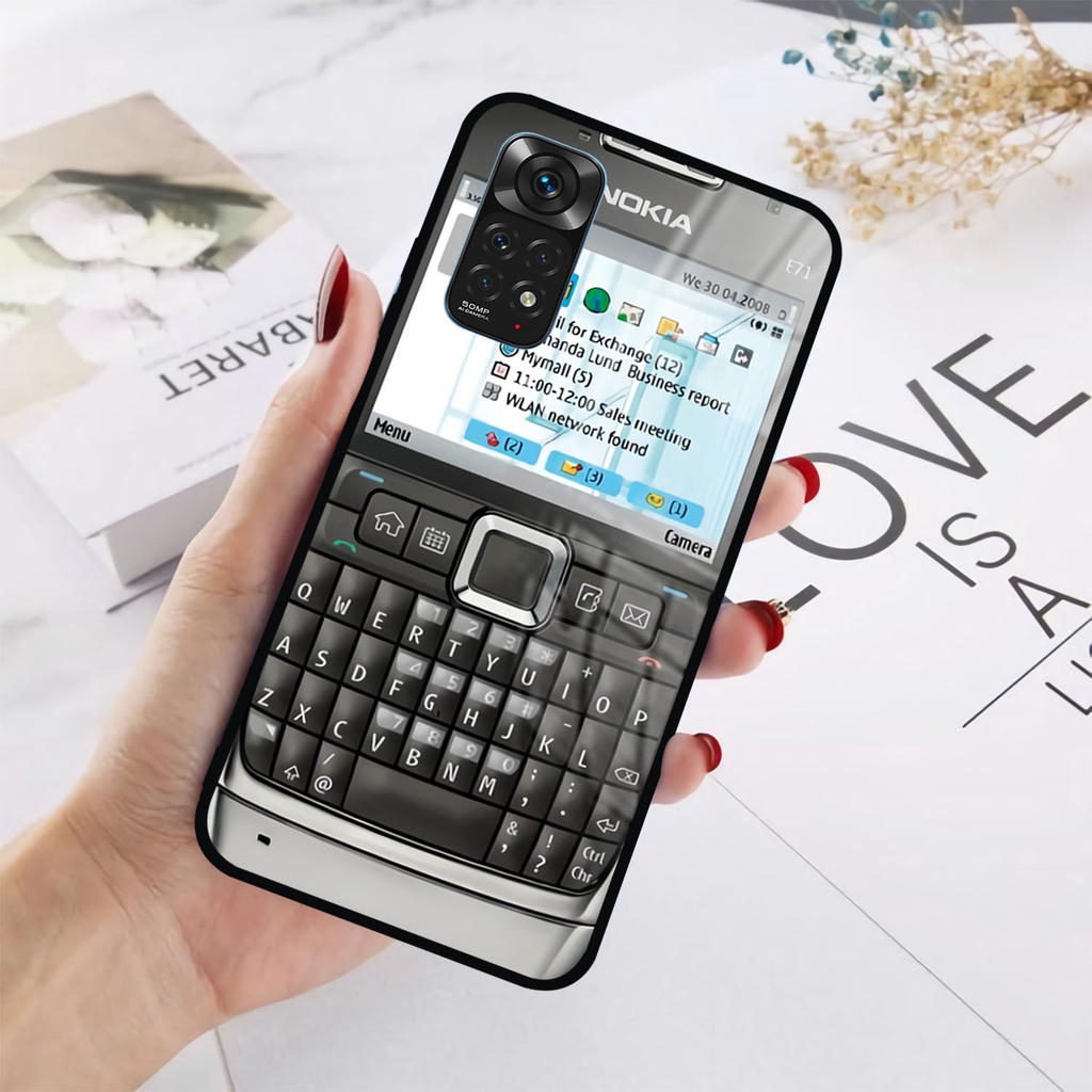 Case Glossy Kilau Redmi Note 11 | Casing Hp Xiaomi | Pelindung Smartphone | Motif Nokia Jadul