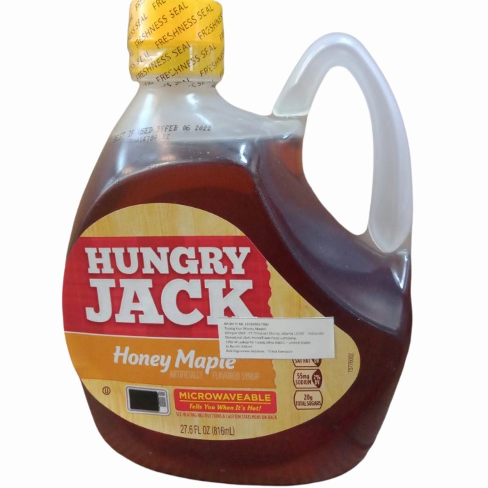 

HUNGRY JACK HONEY MAPLE 816 ML