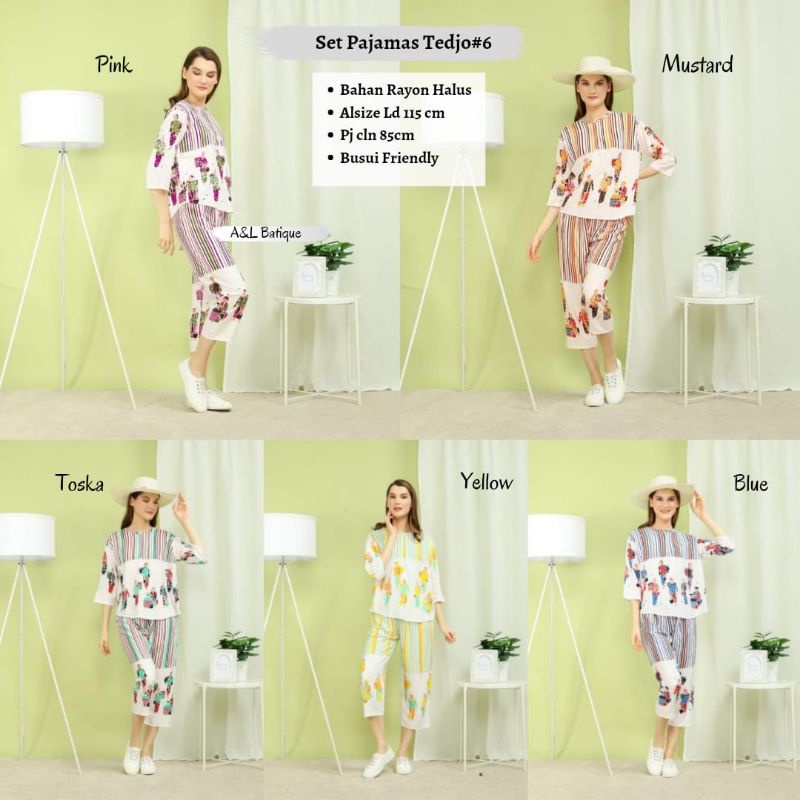 Set pajamas tedjo #6 by semerbak New New