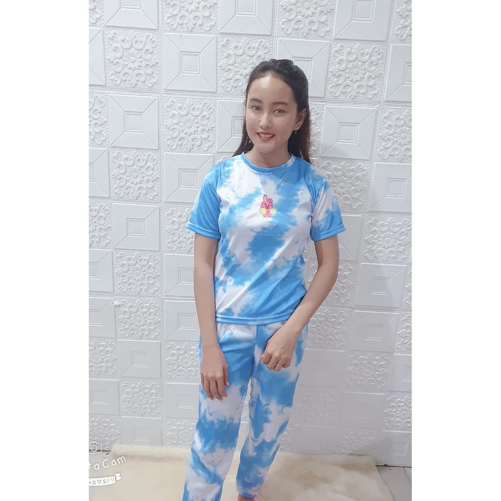 Set Setelan CP Wanita Tie Dye Fit XL