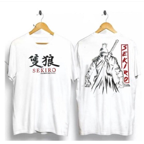 KAOS DISTRO SAMURAI SEKIRO JEPANG BAHAN ADEM MURAH MERIAH