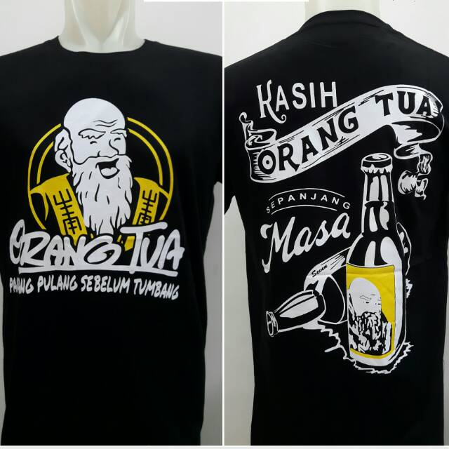  Kaos  orang  tua  baju kata kata Shopee Indonesia