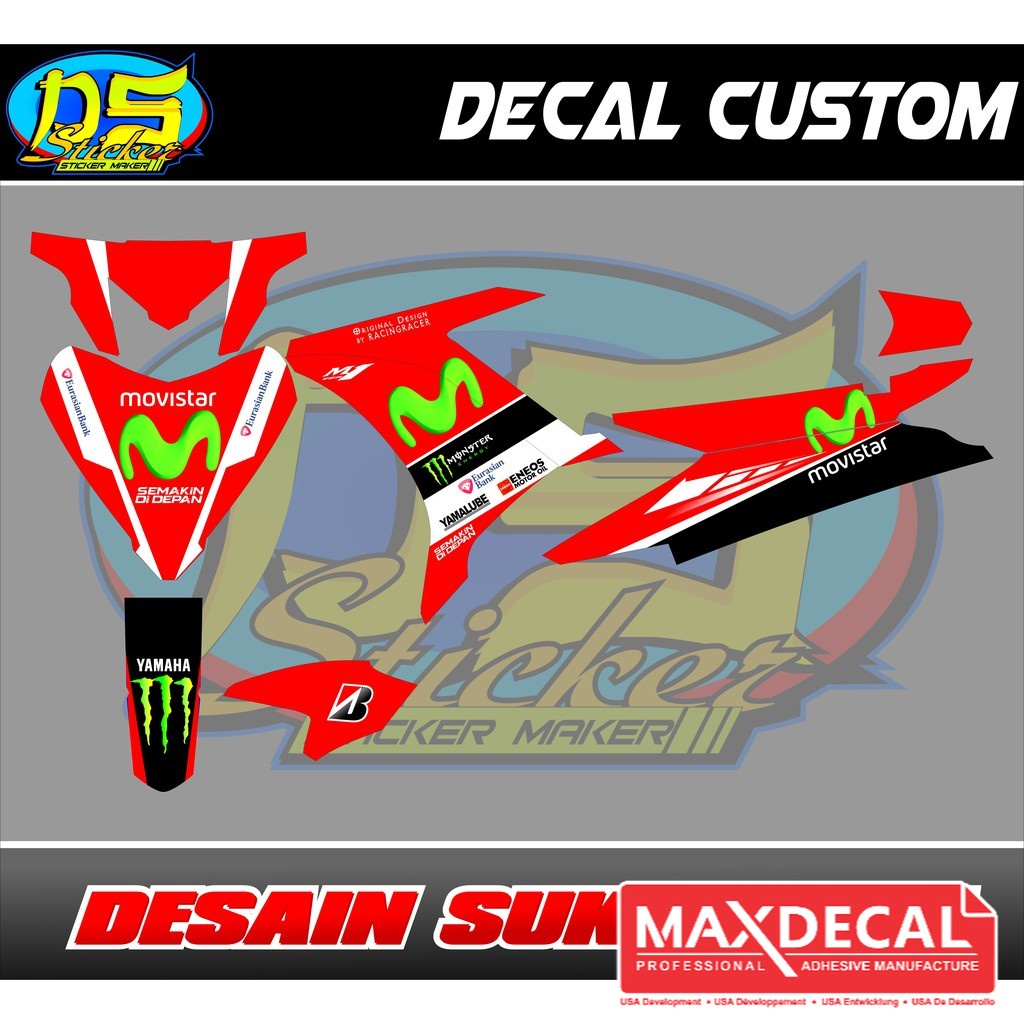 Decal Jupiter Mx New 135 cc Movistar