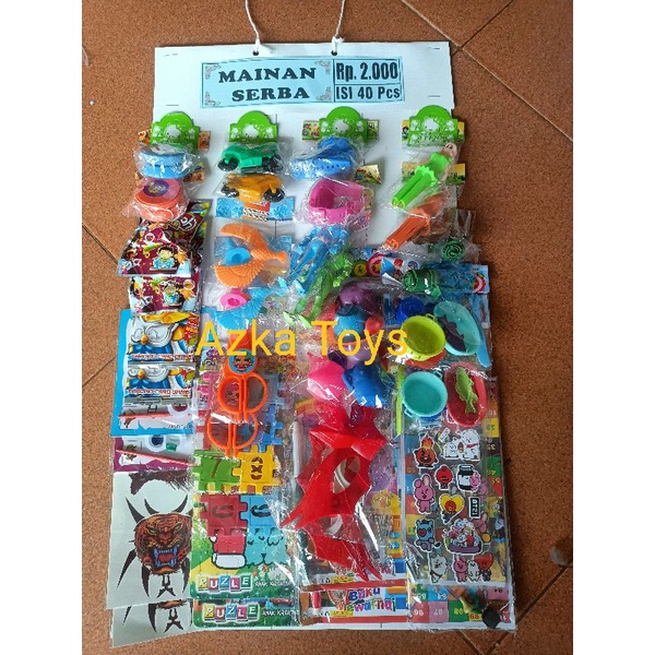 MAINAN RENTENG SERBA 2000 TERMURAH RENTENGAN MAINAN