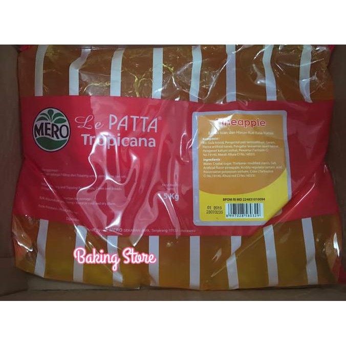 

DISCOUNT SELAI NANAS FILLING LEPATTA 5KG - GOSEND ONLY!!! (KODE 010))