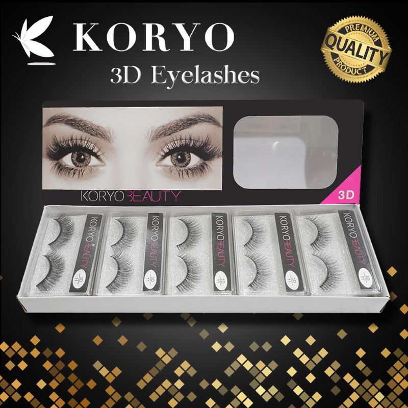 BULU MATA KORYO BEAUTY 3D TIPIS (HARGA PER PCS)