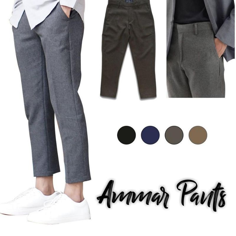 [READY SIAP KIRIM] (pict.1) Celana Sunnah Ankle Pants (Laa Isbal) by Alsamen Ammar Pants | Celana Su