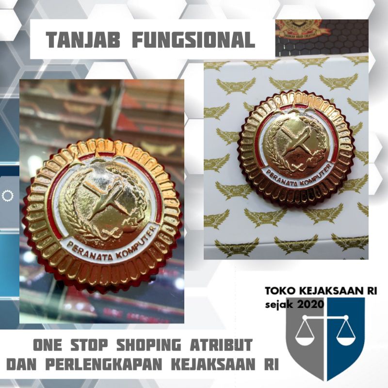TOKO KEJAKSAAN RI - TANDA JABATAN FUNGSIONAL KEJAKSAAN RI