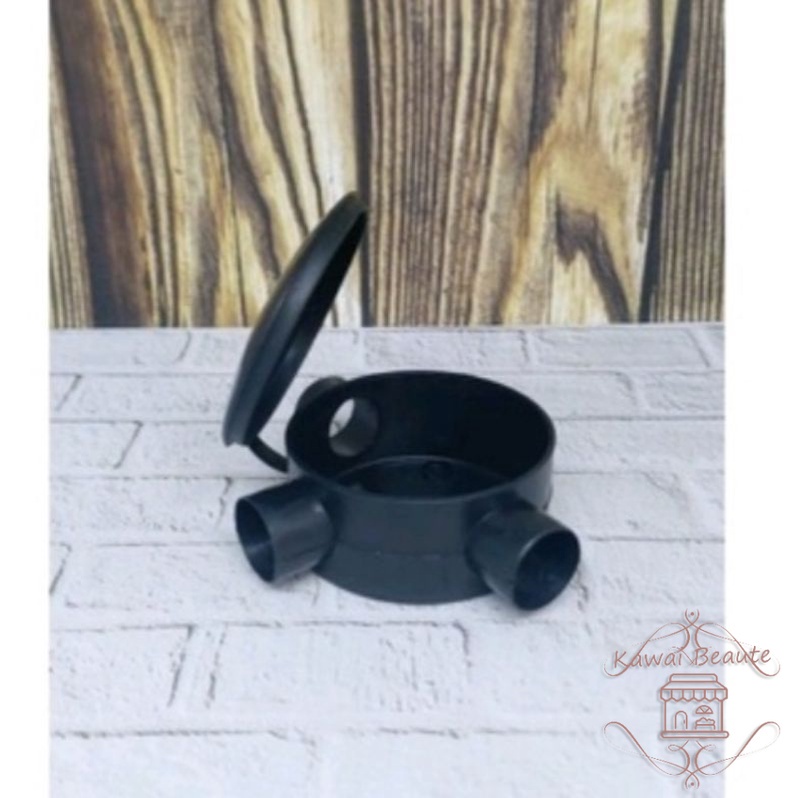 T Dus Bulat Kecil Hitam 5/8 VTD-002HK Cabang 3