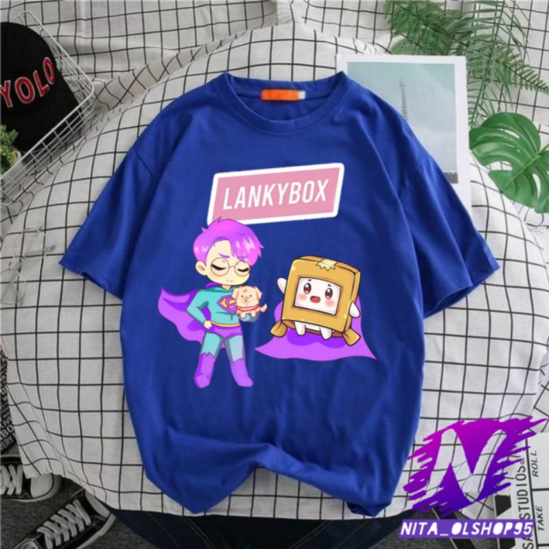 baju lankybox kaos lankybox baju kaos anak lanky box super