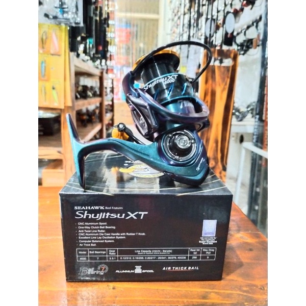 reel spining seahawk shujitsu XT 4000 power handle