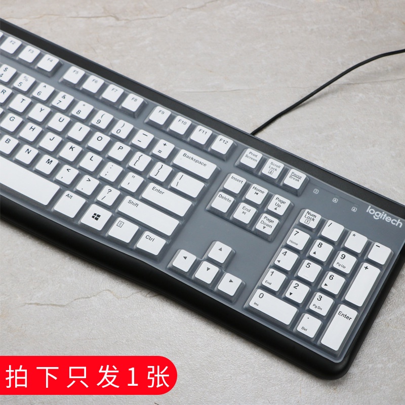 Film Silikon Pelindung Keyboard Logitech Mk120 K120 K120 Ultra Tipis Tahan Air Dan Debu