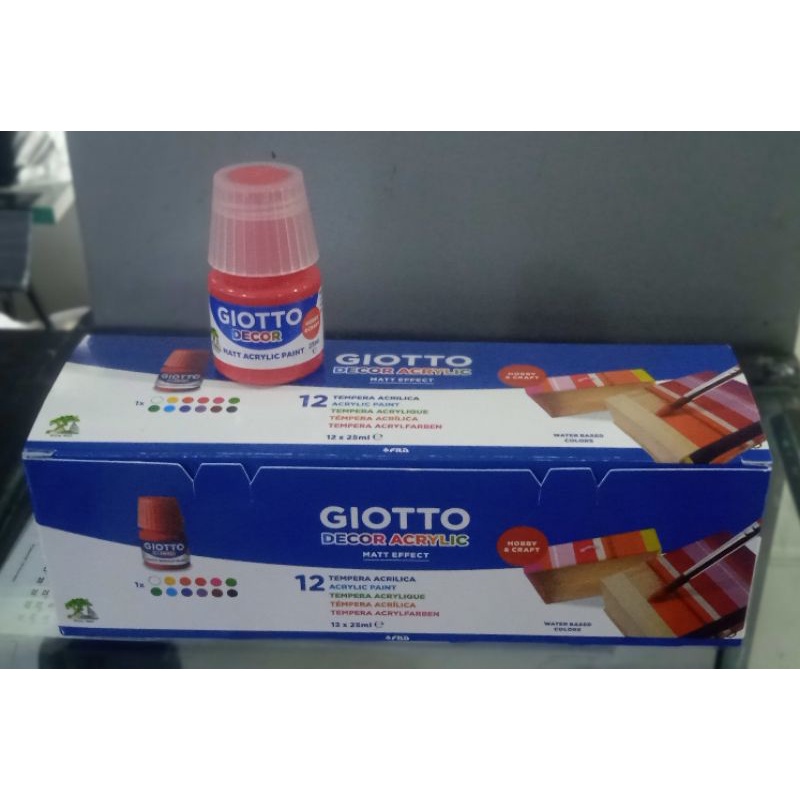 

Giotto decor acrylic 25 ml.12 pcs