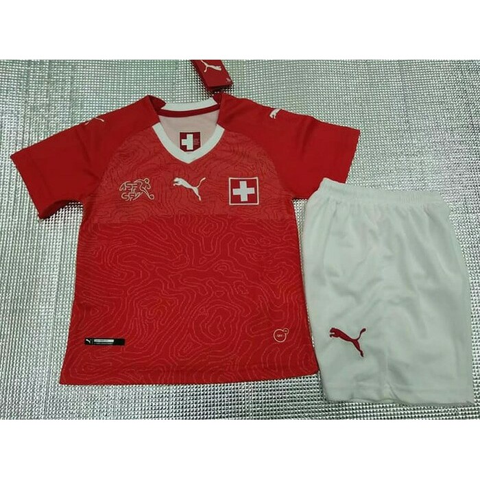 JERSEY BOLA KIDS / ANAK SWISS HOME WORLD CUP PIALA DUNIA 2018