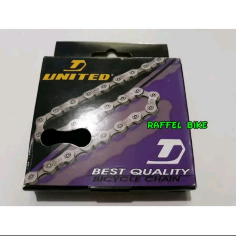 Termurah. Rantai United 9 speed. Rantai sepeda 9 speed. Rantai YBN 9 speed