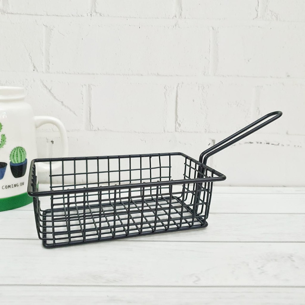 FRENCH FRIES BASKET KERANJANG SAJI KENTANG GORENG MINI