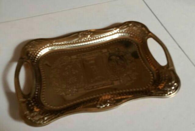 Nampan Arab Persegi Sedang / Nampan Stainless / Souvenir Oleh Oleh Haji Dan Umroh