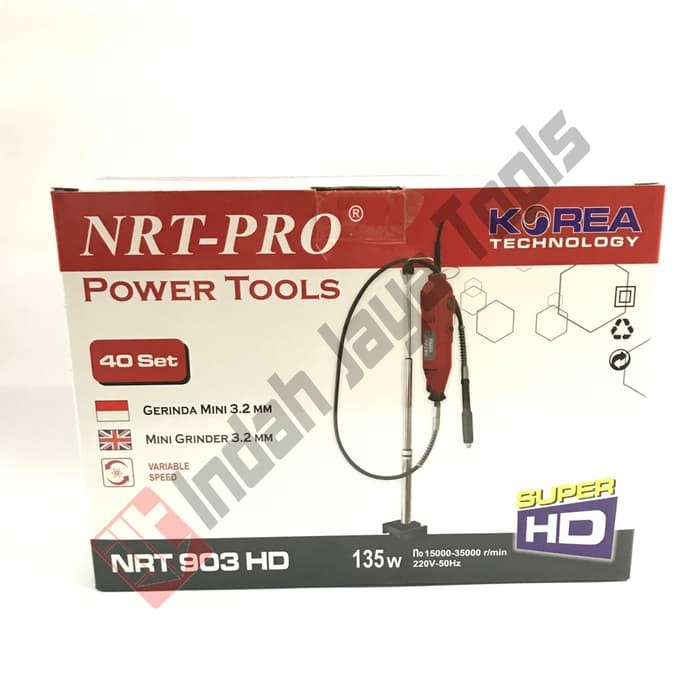 NRT-PRO 903 HD Mini Die Grinder Set 40 Pcs - Tuner Gerinda Bor Mini