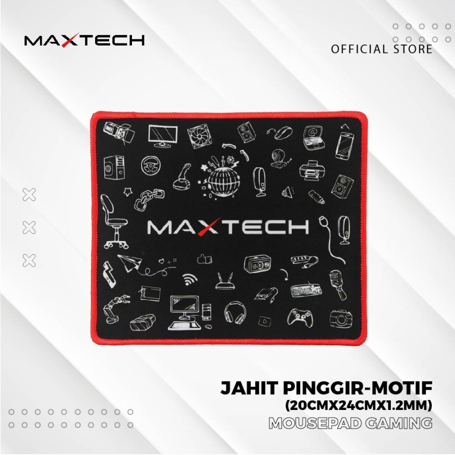 Mousepad Gaming Maxtech 20cmx24cmx1.2mm