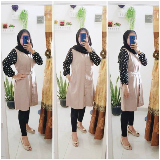 TUNIK LADY ZARA CREPE KEKINIAN