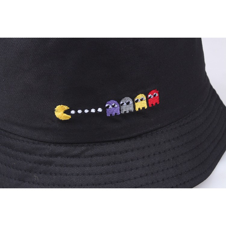 BHPC bucket hat import pacman bordir topi summer fisherman korea kpop idol