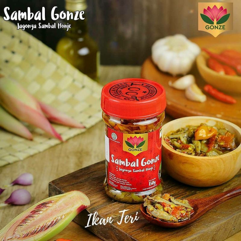 

Sambal Gonze Teri | Sambal Kecombrang Teri | Sambal Honje Teri