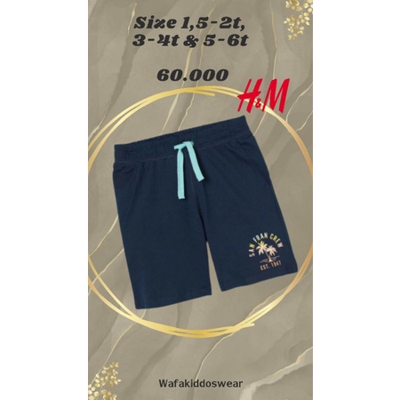 Celana pendek anak H&M