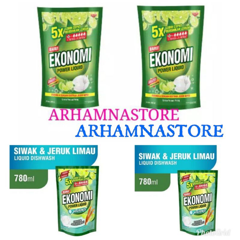 EKONOMI Pencuci Piring Liquid 760ml New