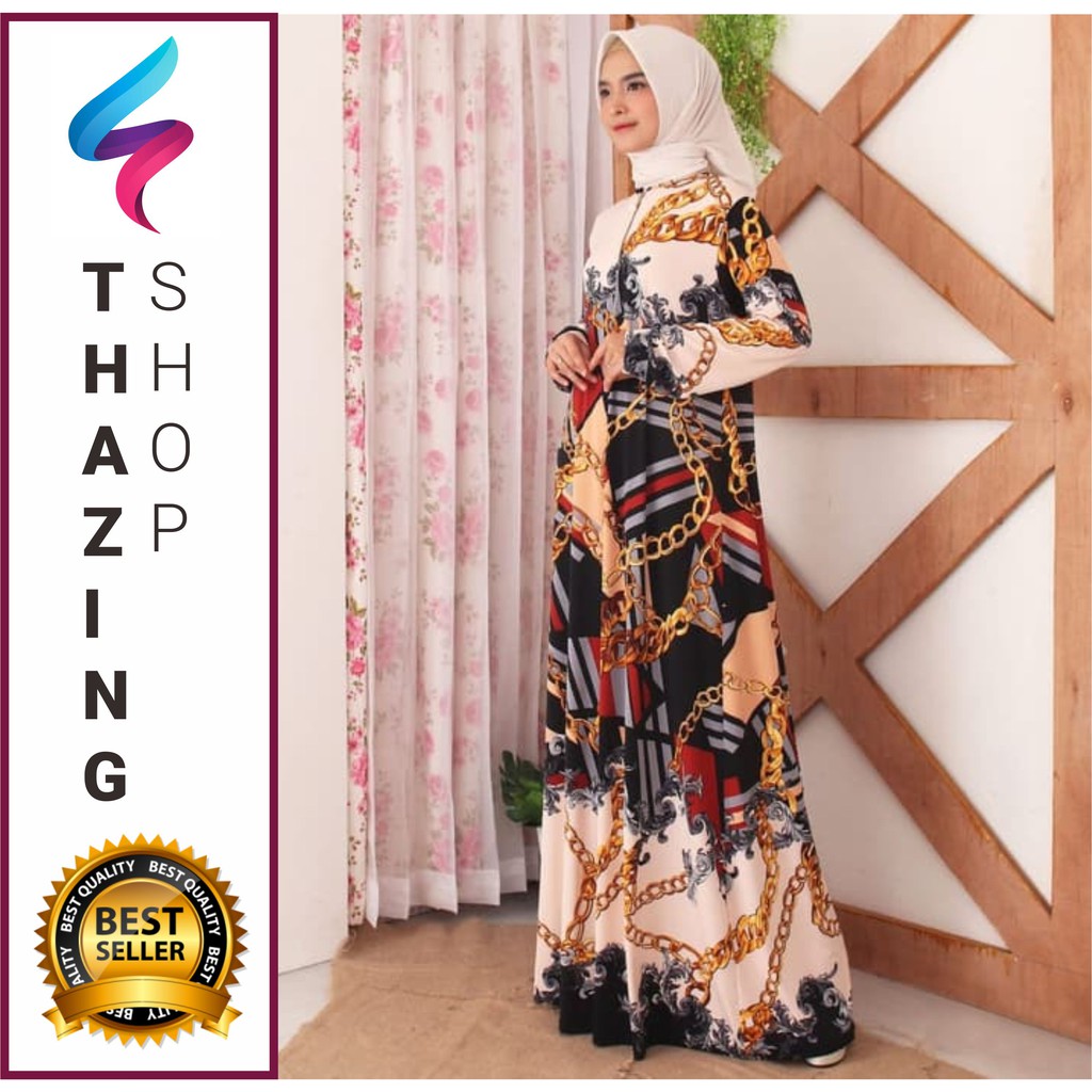 Baju Muslim Fashion Wanita  Baju Gamis Wanita Terbaru Gamis Busui Jersey Korea Gamis Jumbo