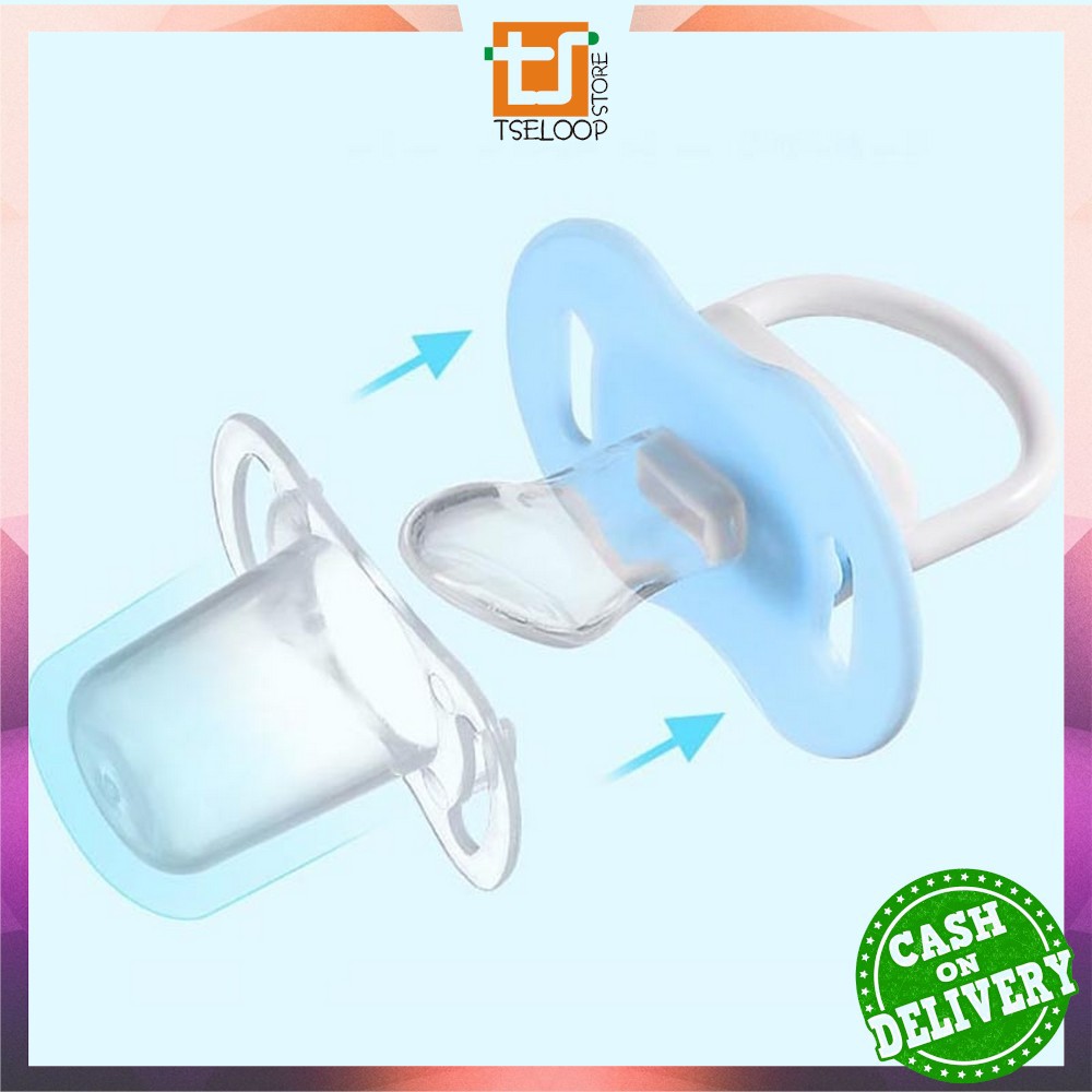OFM-C46 Empeng Bayi | Dot Bayi Bulat / Datar | Baby Pacifier / Soother | Kompeng Bayi Food Grade-6