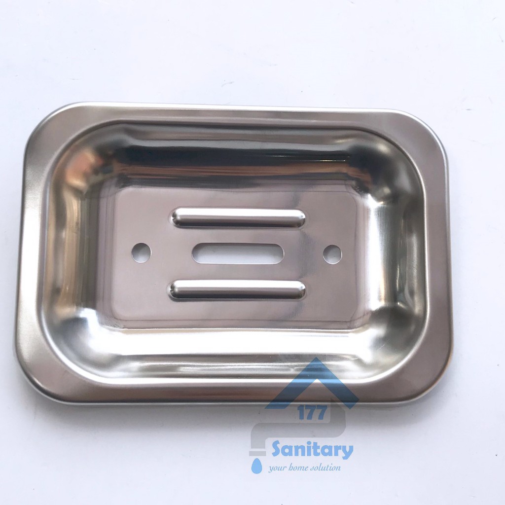 Tempat Sabun Batang Stainless Plat A2- Rak Sabun Batangan Stenlis Murah dispenser soap rack mini soap /D48