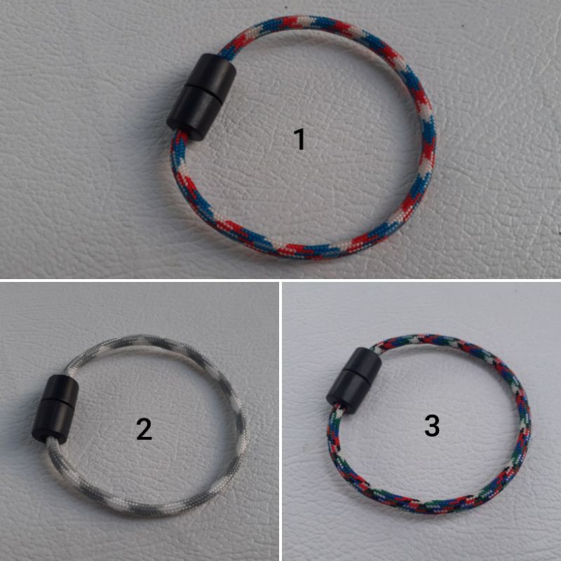 Gelang Paracord simple buckle Gelang Paracord 4 mm Gelang Couple Gelang Bracelet