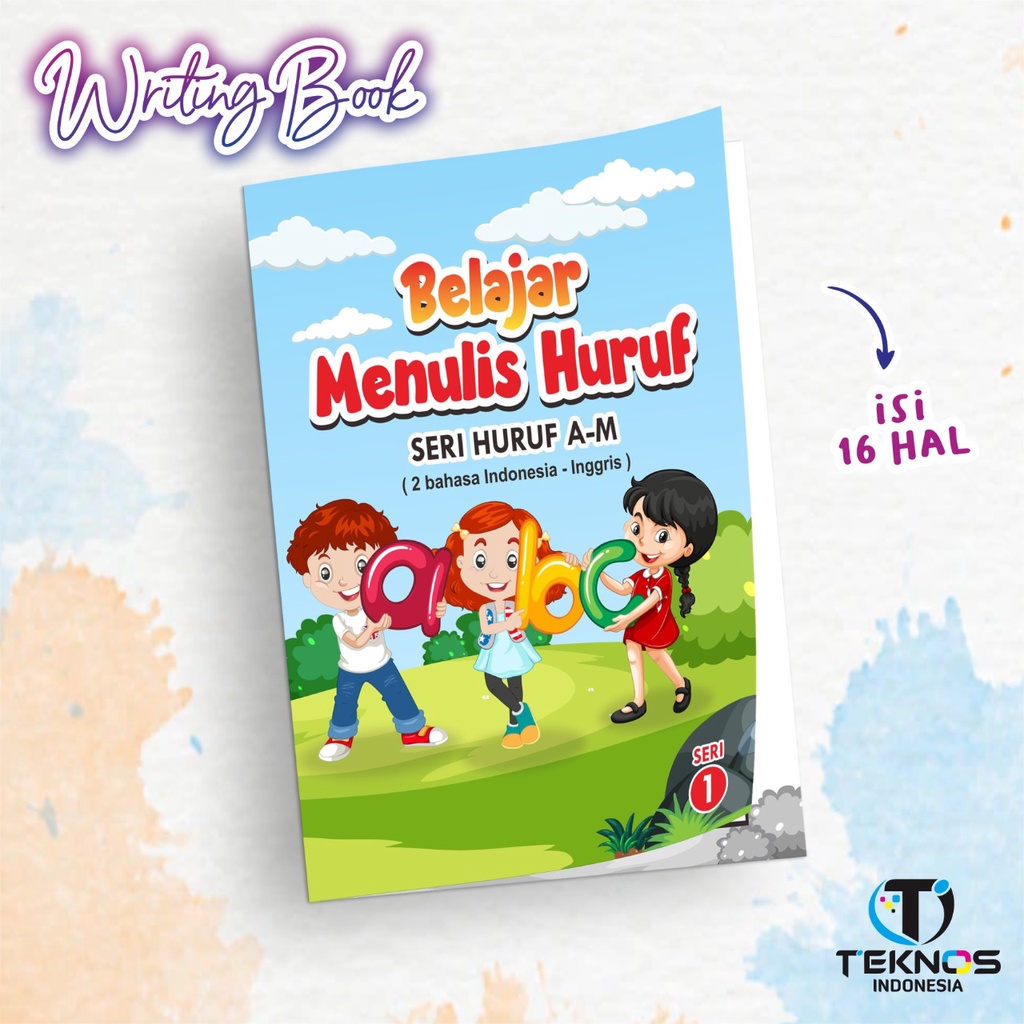 

BUKU ANAK - BUKU MENULIS HURUF SERI 1 A-M - BUKU EDUKASI ANAK PAUD TK