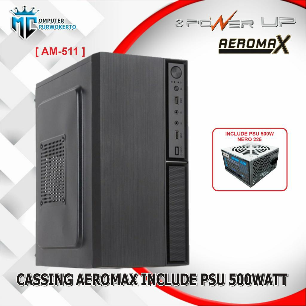 Casing PC 3Power Up AEROMAX AM-10 / AM-511 / AM-550 / AM-610 Include PSU 500W