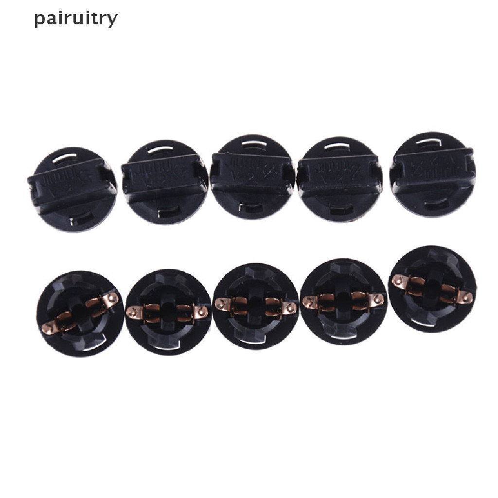 Prt 10PCS Socket PRT T10 W5W 168 192 194 Untuk Panel Instrumen Lampu Dashboard Mobil