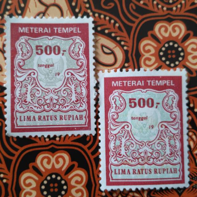 Jual Materai 500 Tahun 1981, 1982, 1983, 1984, 1985 Original - MTR008 ...