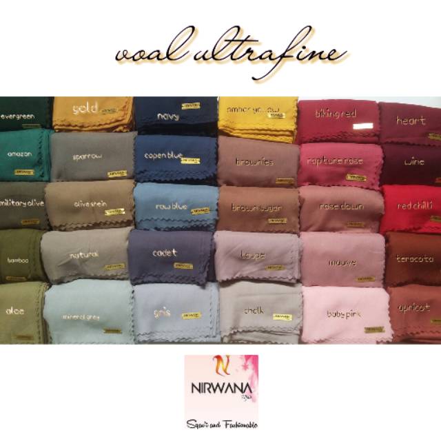 NIRWANA HIJAB - VOAL ULTRAFINE SAHARA