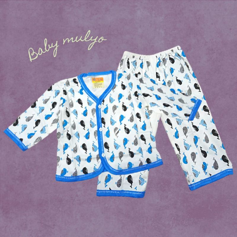 SETELAN BAJU PIYAMA BABY MOTIF