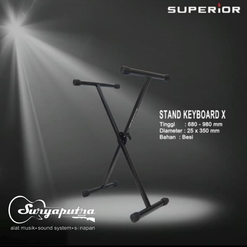 Superior stand keyboard single