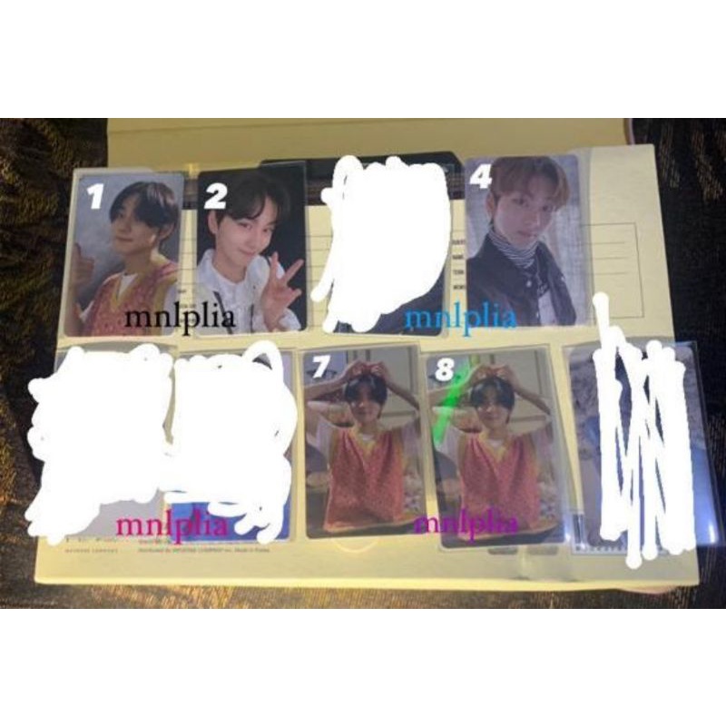 (READY STOCK) JUNGWON PHOTOCARD OFFICIAL (jungwon enhypen pc)