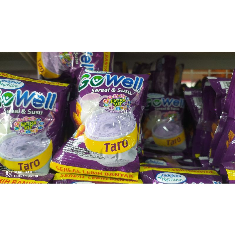 

Gowell Sereal & Susu Coklat Vanila,Taro 10×29 Gram,pilih varian rasa,pilih varian rasa saat cek out