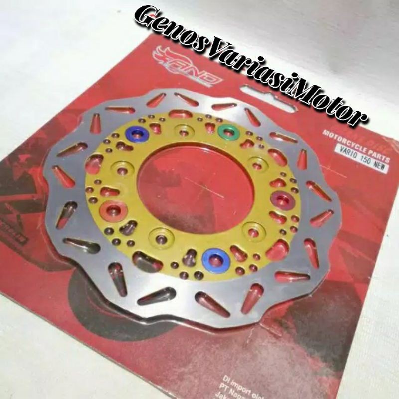 PIRINGAN CAKRAM DEPAN VARIO 150 NEW LUBANG 5