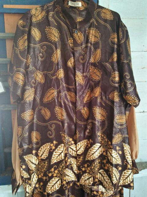 Rshafa Batik Couple Coco Ld104/pb140 Allsize Wolfis Semisutra Busui Murah Batik Emboss Tali Rhn