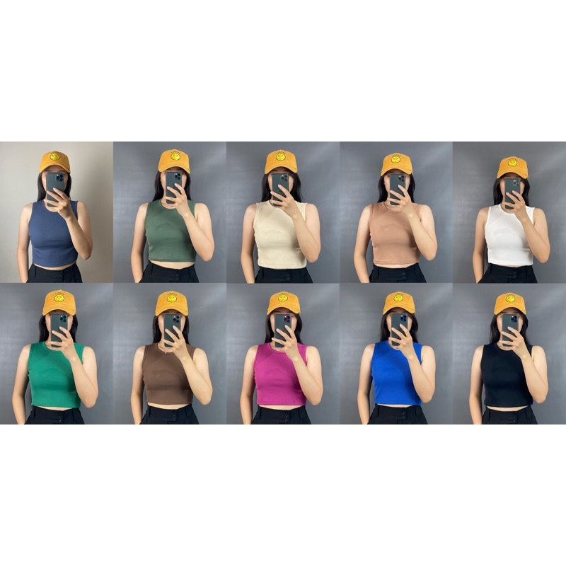 Dotchi | Aeri Rib Tanktop / Tank Top / Crop Top Tank Top / Rib Tanktop / Atasan Crop / Crop Top Raju