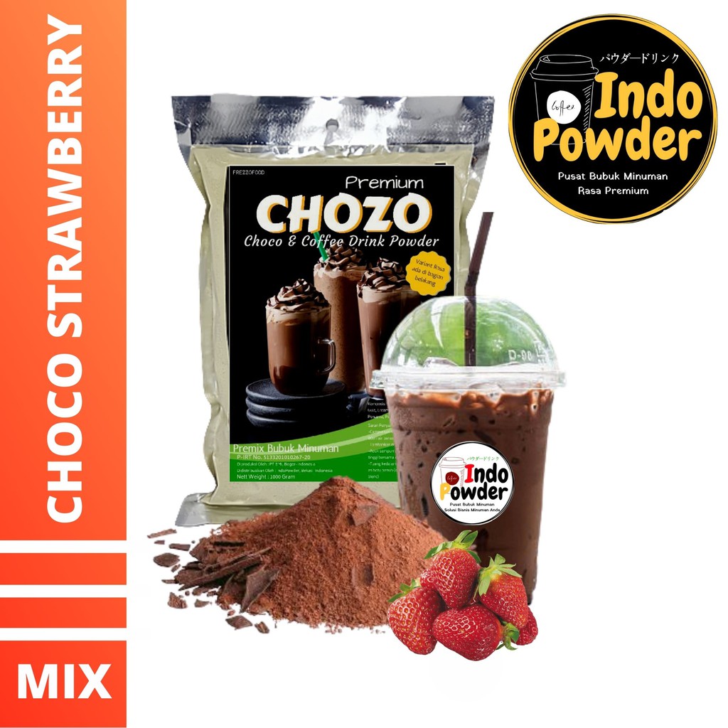 Bubuk Minuman CHOCO STRAWBERRY 1Kg - Bubuk CHOCO STRAWBERRY 1Kg - CHOCO STRAWBERRY Bubuk 1Kg