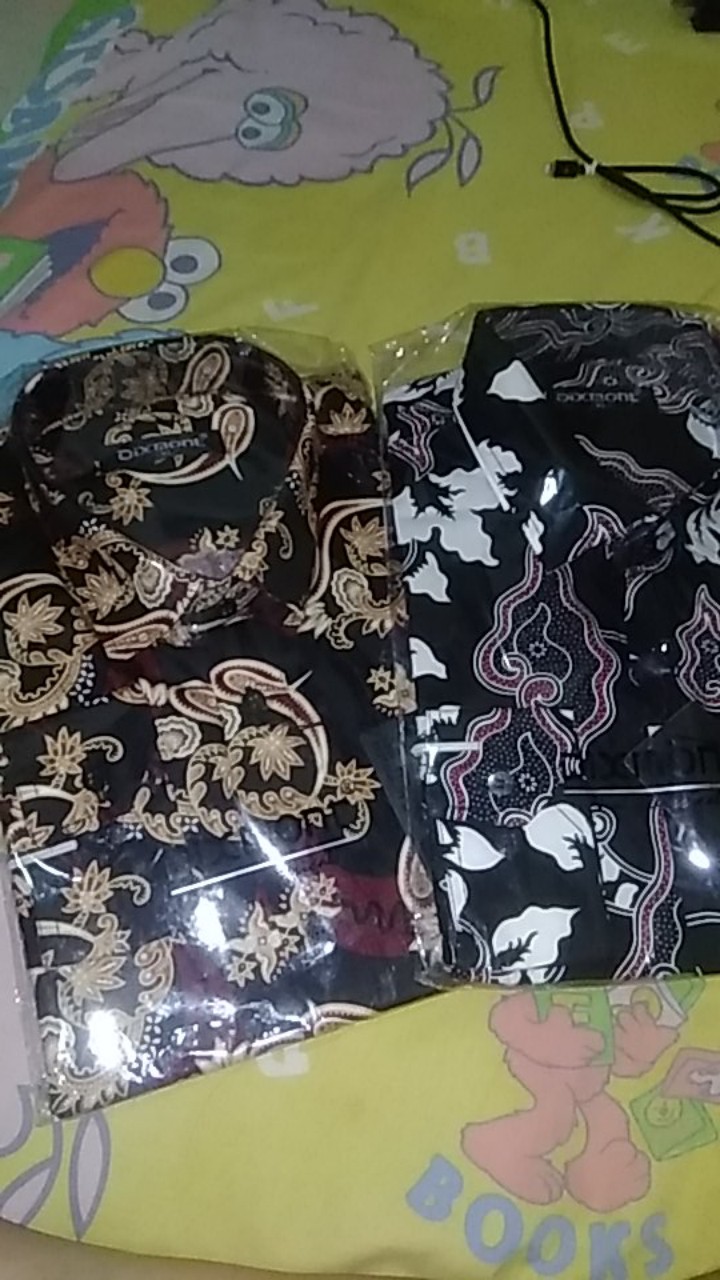 Kemeja Batik Pria Lengan Panjang Bl34 Katun Motif Modern Dixmont Semi Slimfit Premium