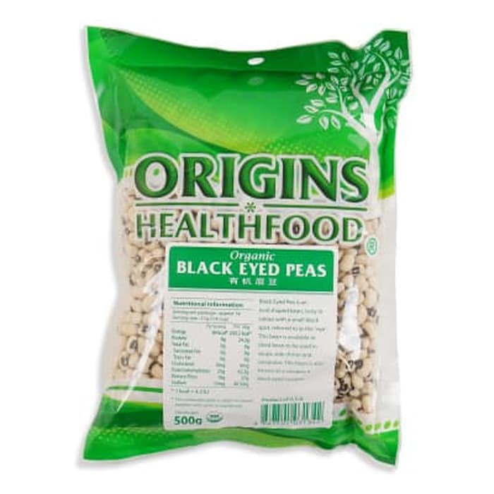 

#HANDCARRY Origins Organic Black Eyed Peas 500g - UFOHCR1294