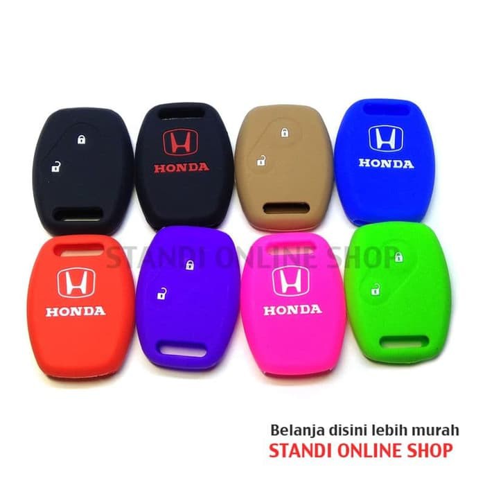 Silicone Remote Cover Kunci Honda Mobilio Brio CRV Jazz Freed Accord Civic Stream City