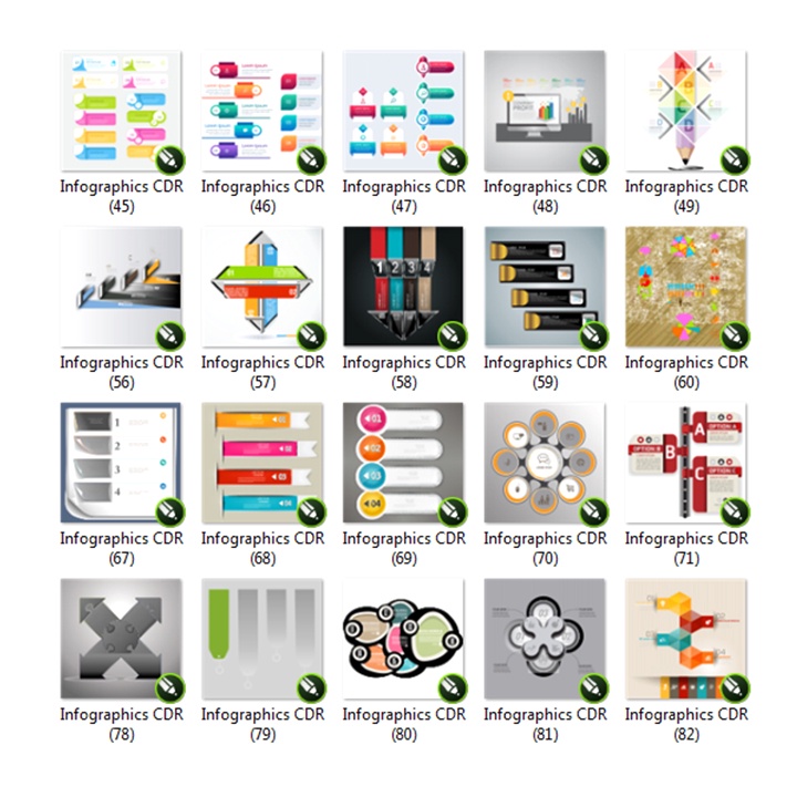 500+ Desain Infographics Format Cdr Coreldraw Premium